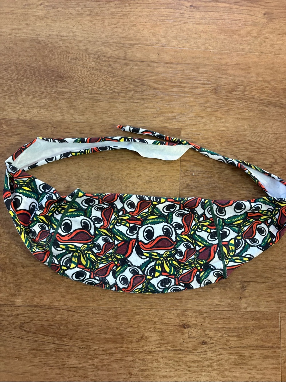 Oregon Ducks Bandeau Top with Tie Back